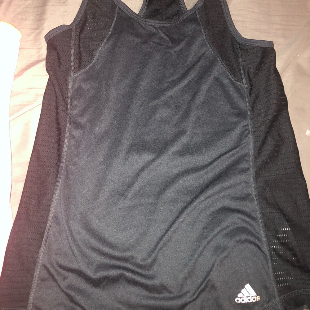 Adidas gray Workout Tank Top